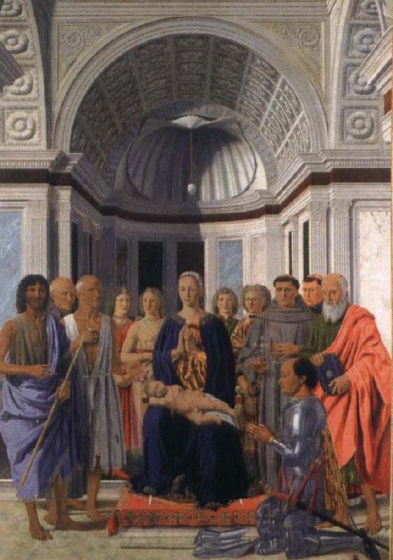 Piero della Francesca Wu Binuo Duke Feidailike reaches the Mongolian peaceful fil Trow portrait